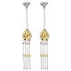 Mosaic giraffe long earrings