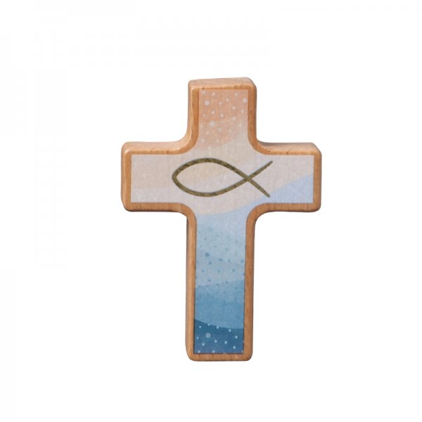 Trumpet cross ornament