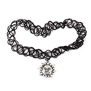 Elastic collar necklace retro fashion henna tattoo elastic band