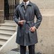 Wool Winter Trench Coat Single-breasted Coat